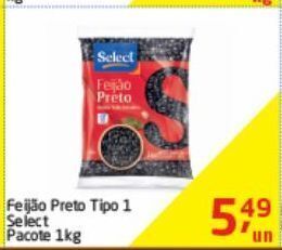 Tenda Atacado Feijão preto select kg oferta