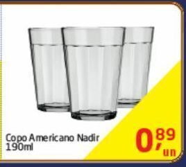 Tenda Atacado Copo americano nadir 190ml oferta