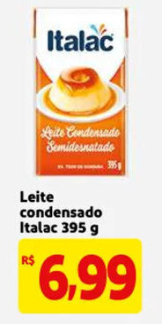 Mercado Extra Leite Condensado Italac 395g oferta