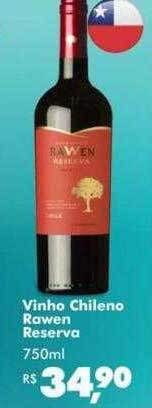Big Box Vinho chileno rawen reserva oferta