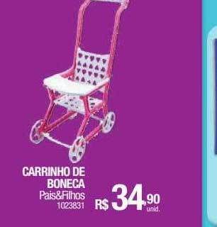 Milium Carrinho de boneca pais&filhos oferta