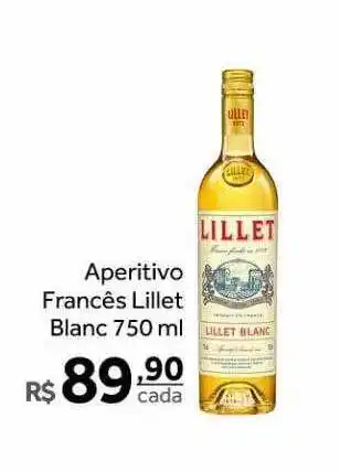 Aperitivo francês lillet blanc