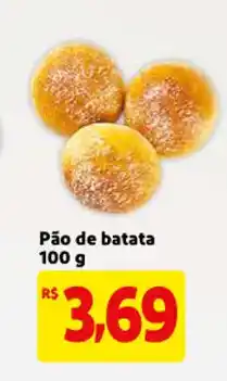 Mercado Extra Pao de Batata 100g oferta