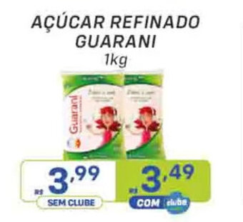 Acucar refinado Guarani 1kg