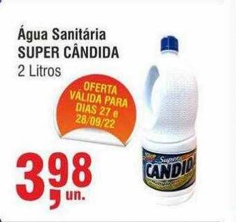 Higa Atacado Água sanitária super cândida oferta