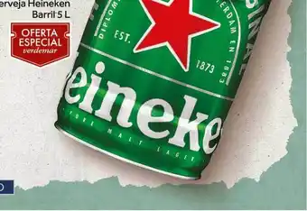 Verdemar Supermercado Cerveja heineken barril 5l oferta