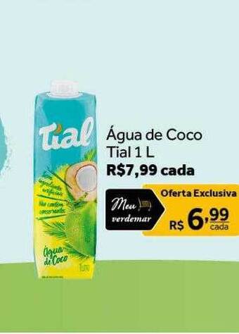 Verdemar Supermercado Água de coco tial oferta