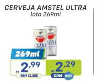 Prezunic Cerveja Amstel Ultra lata 269ml oferta