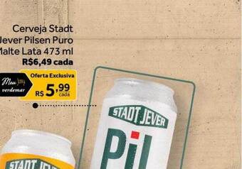 Cerveja stadt jever pilsen puro malte