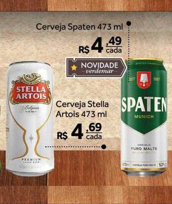 Cerveja spaten cerveja stella artois