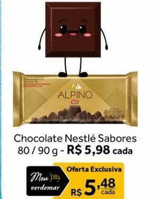 Verdemar Supermercado Chocolate nestlé sabores oferta