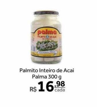 Verdemar Supermercado Palmito inteiro de acai palma oferta