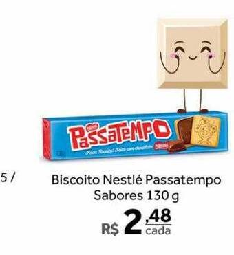 Verdemar Supermercado Biscoito nestlé passatempo sabores oferta