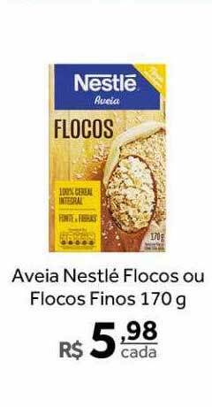 Verdemar Supermercado Aveia nestlé flocos ou flocos finos oferta