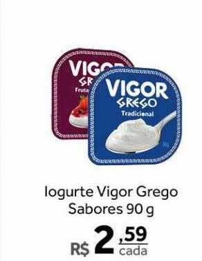 Verdemar Supermercado Iogurte vigor grego sabores oferta