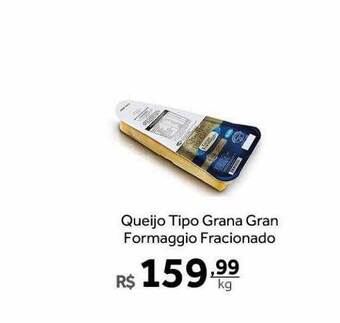 Verdemar Supermercado Queijo tipo grana gran formaggio fracionado oferta