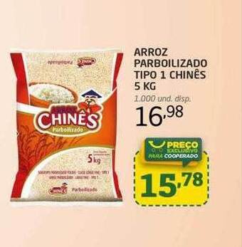 Cooper Arroz parboilizado tipo 1 chinês oferta