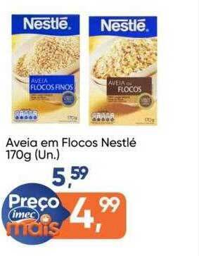 Imec Supermercados Aveia em flocos nestlé oferta