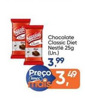 Imec Supermercados Chocolate classic diet nestlé oferta