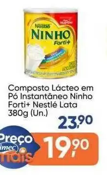 Imec Supermercados Composto lácteo em pó instantâneo ninho forti+ nestlé oferta