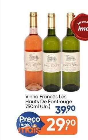 Imec Supermercados Vinho francês les hauts de fontrouge oferta