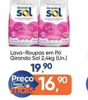 Imec Supermercados Lava-roupas em pó girando sol oferta