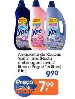 Imec Supermercados Amaciante de roupas ypê oferta