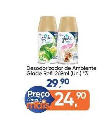 Imec Supermercados Desodorizador de ambiente glade refil oferta