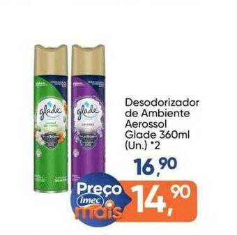 Imec Supermercados Desodorizador de ambiente aerossol glade oferta