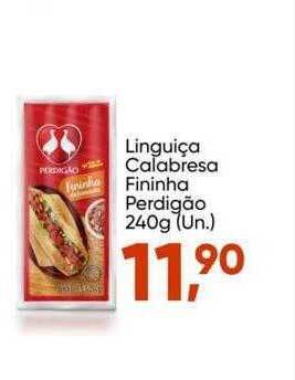 Imec Supermercados Linguiça calabresa fininha perdigão oferta