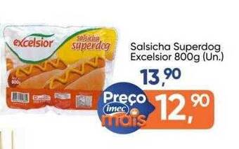 Imec Supermercados Salsicha superdog excelsior oferta