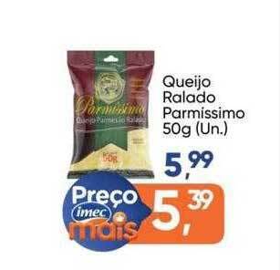 Imec Supermercados Queijo ralado parmissimo oferta