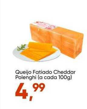 Imec Supermercados Queijo fatiado cheddar polenghi oferta