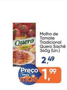 Imec Supermercados Molho de tomate tradicional quero oferta