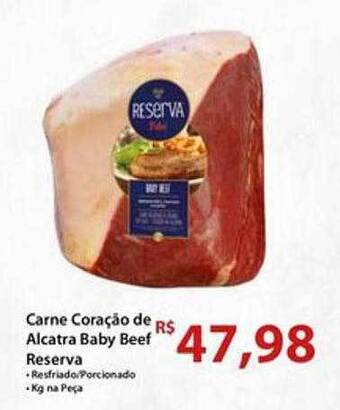 Rebouças Supermercados Carne coração de alcatra baby beef reserva oferta