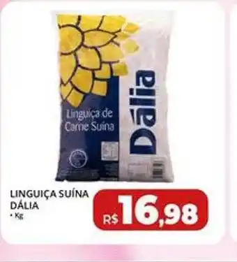 Rebouças Supermercados Linguiça suína dália oferta
