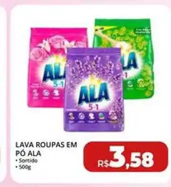 Lava roupas em pó ala