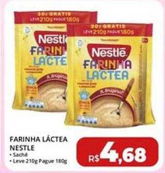 Rebouças Supermercados Farinha láctea nestlé oferta