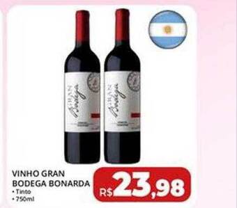Rebouças Supermercados Vinho gran bodega bonarda oferta
