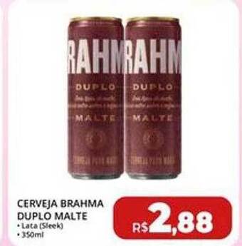 Cerveja brahma duplo malte