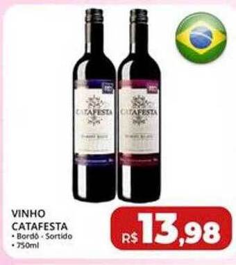 Rebouças Supermercados Vinho catafesta oferta