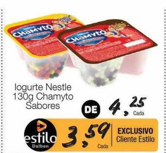 Supermercado Dalben Iogurte nestle chamyto sabores oferta
