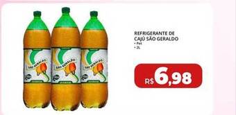 Refrigerante de cajú são geraldo