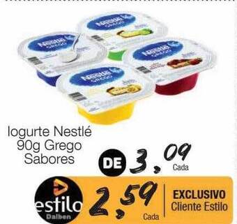 Supermercado Dalben Iogurte nestlé grego sabores oferta