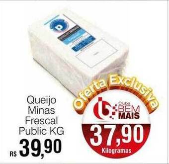 Supermercado Bem Barato Queijo minas frescal public oferta