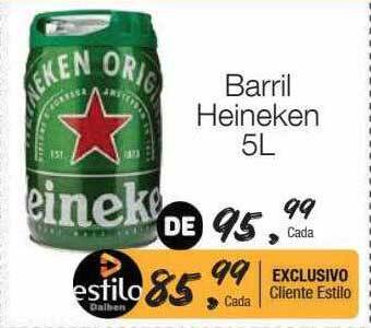 Supermercado Dalben Barril heineken oferta