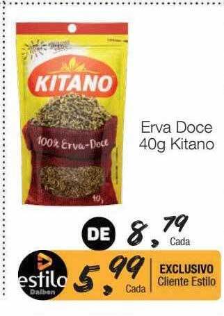 Supermercado Dalben Erva doce kitano oferta