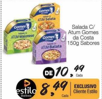 Supermercado Dalben Salada c atum gomes da costa sabores oferta