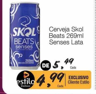 Supermercado Dalben Cerveja skol beats senses oferta