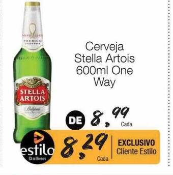 Supermercado Dalben Cerveja stella artois one way oferta